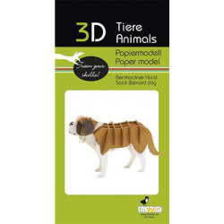 3D Paper Model - St Bernard