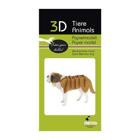 3D Paper Model - St Bernard