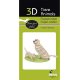3D Paper Model - Golden Retriever