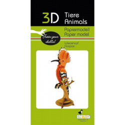 3D Paper Model - Hoopoe