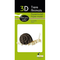 3D Paper Model - Snail