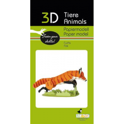3D Paper Model - Fox