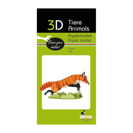 3D Paper Model - Fox