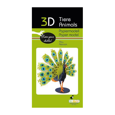 3D Paper Model - Peacock