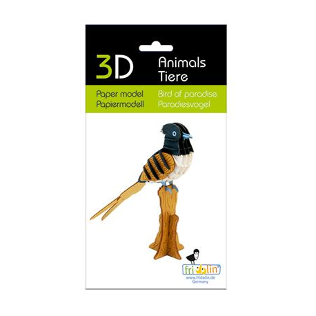 3D Paper Model - Bird of paradiese