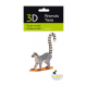 3D Paper Model - Lemur