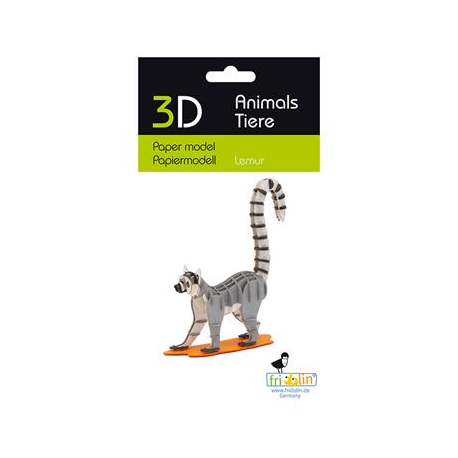 3D Paper Model - Lemur