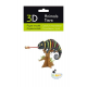 3D Paper Model - Chameleon