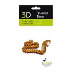 3D Paper Model - Cobra