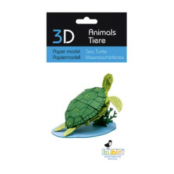 3D Paper Model - Sea turtle