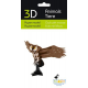 3D Paper Model - Owl with mouse
