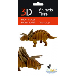 3D Paper Model - Triceratops