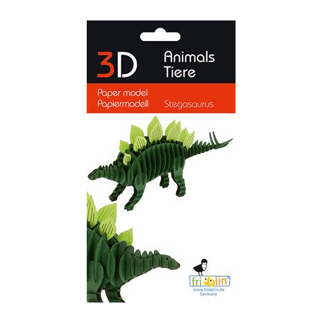 3D Paper Model - Stegosaurus