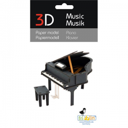 3D Paper Model - Piano