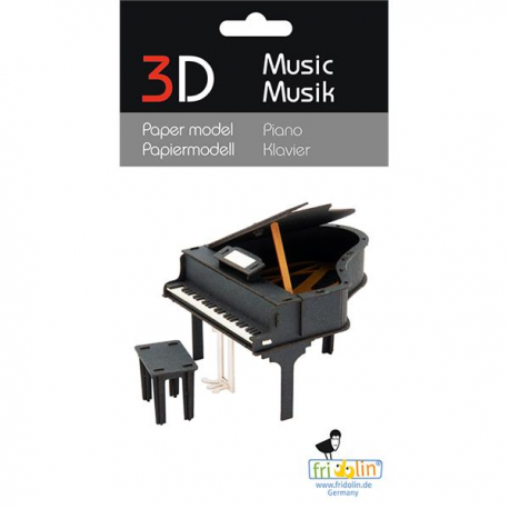 3D Paper Model - Piano