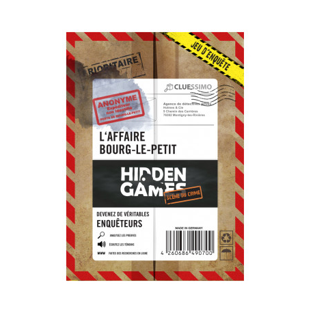 Hidden Games No. 1 - L'affaire Bourg-Le-Petit