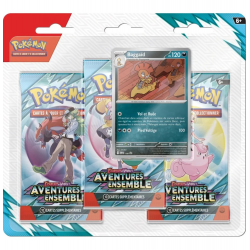 Pack 3 Boosters Pokémon EV09 - Aventures Ensemble