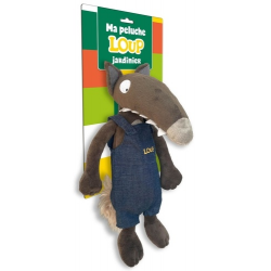 Ma peluche Loup jardinier