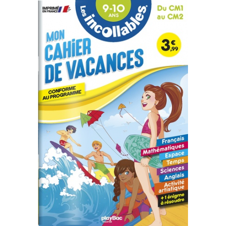 Mon cahier de vacances Les incollables du CM1 au CM2 9-10 ans - Grand Format