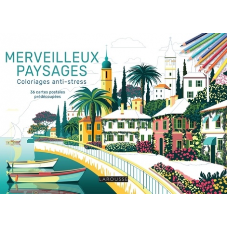 Merveilleux paysages - 36 cartes postales prédécoupées - Grand Format