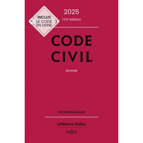 Code civil - Annoté - Grand Format