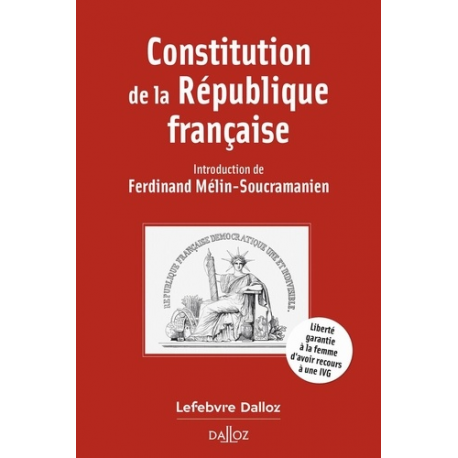 Constitution de la République française - Poche