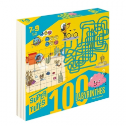 Super Futés 100 labyrinthes 7-9 ans - Grand Format