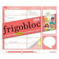 Frigobloc Hebdomadaire 2026 avec son planificateur de menus