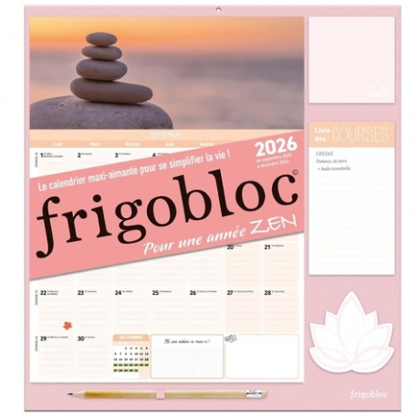 Frigobloc Mensuel 2026 Zen