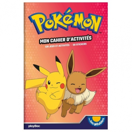 Mon cahier d'activités Pokémon - Avec des stickers - Album