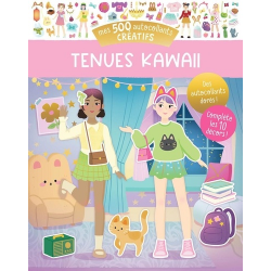 Mes 500 autocollants créatifs - Tenues kawaii - Album