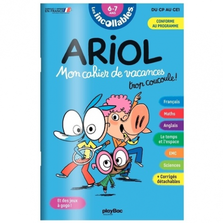 Ariol Mon cahier de vacances trop coucoule CP-CE1 - Grand Format
