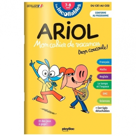 Ariol Mon cahier de vacances trop coucoule CE1-CE2 - Grand Format