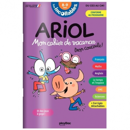 Ariol Mon cahier de vacances trop coucoule CE2-CM1 - Grand Format