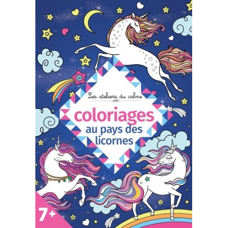 Coloriages au pays des licornes - Album