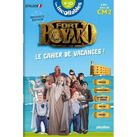 Cahier de vacances 2025 Fort Boyard - Les incollables - CM1 au CM2 - 9/10 ans - Grand Format
