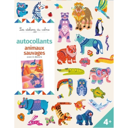 Autocollants animaux sauvages - Avec 6 décors