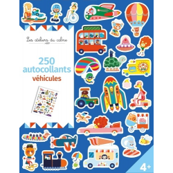 Véhicules - 250 autocollants