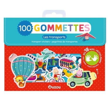 Les transports - 100 gommettes
