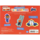 Ma pochette de gommettes - 100 pompiers et policiers - Grand Format