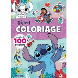 Disney Stitch - Coloriage avec plus de 100 stickers - Album