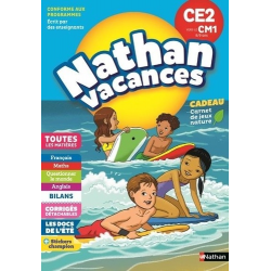 Nathan Vacances Du CE2 vers le CM1 8/9 ans - Grand Format