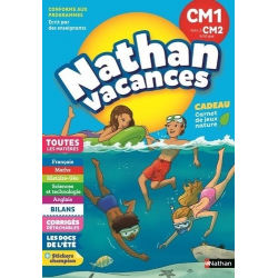 Nathan Vacances Du CM1 vers le CM2 9/10 ans - Grand Format