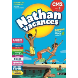 Nathan vacances Du CM2 vers la 6e 10/11 ans - Grand Format