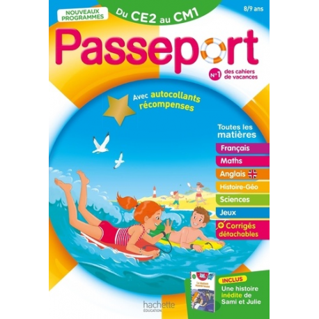 Passeport toutes les matières du CE2 au CM1 - Grand Format