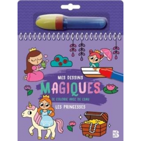 Les princesses - Avec un feutre d'eau - Album