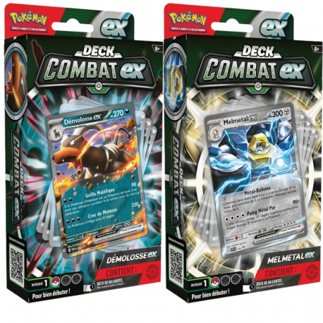 Deck de Combat Decks de Combat EX - Melmetal-ex OU Demolosse-ex