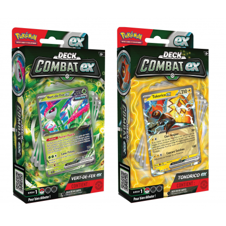 Deck de Combat Decks de Combat EX - Tokorico-ex OU Vert-de-Fer-ex