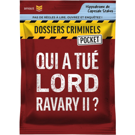 DC Pocket 2 - Qui a tue Lord Ravary II ?