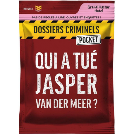 DC Pocket 3 - Qui a tue Jasper Van Der Meer ?